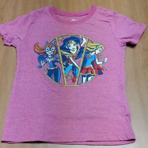 DC Comics Pink Superhero Girls T-Shirt